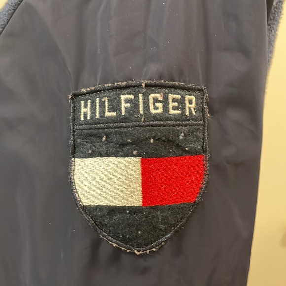 Vintage Tommy Hilfiger Navy/Red Bomber SzSm - Picture 14 of 16